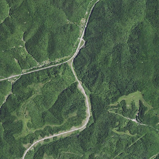 Aerial imagery of Pleas Bowling Branch, KY