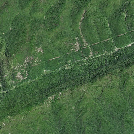 Aerial imagery of Pods Branch, KY