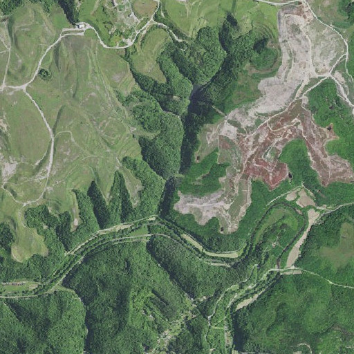 Aerial imagery of Rye Branch, KY