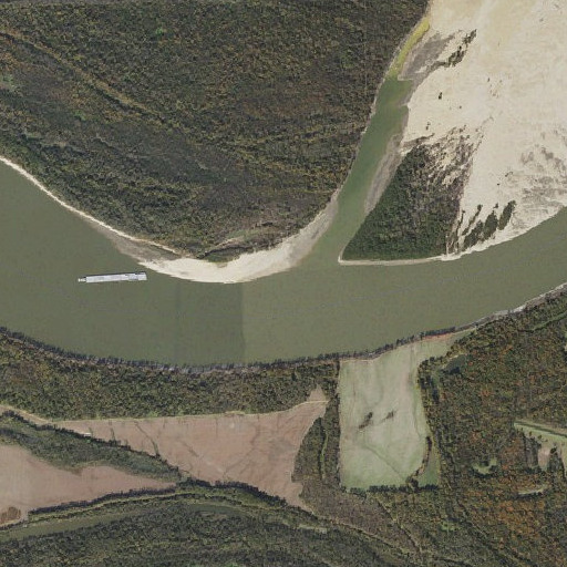 Aerial imagery of Mhoon Bend, AR