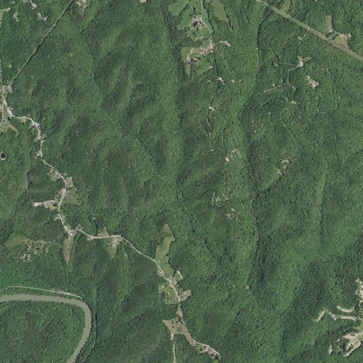 Aerial imagery of Spruce Fork, KY