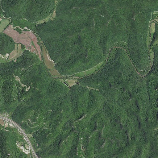 Aerial imagery of Star Gap Branch, KY