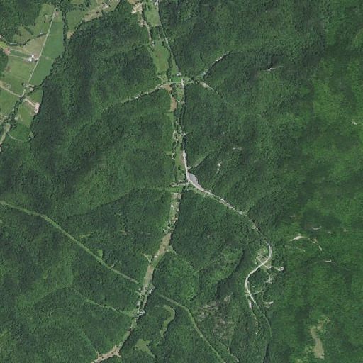 Aerial imagery of Stone Quarry Branch, KY
