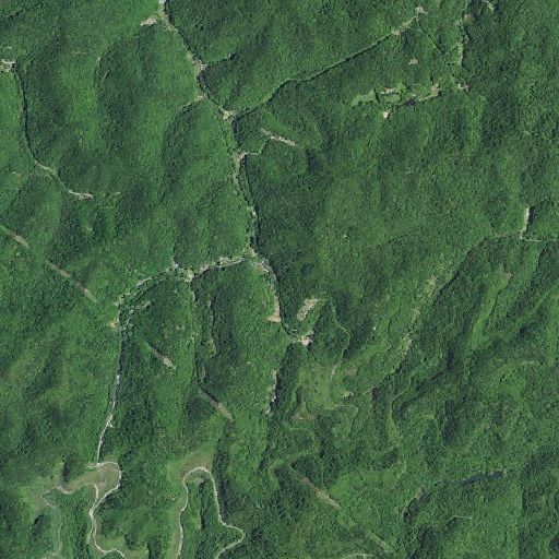 Aerial imagery of Stratton School, KY