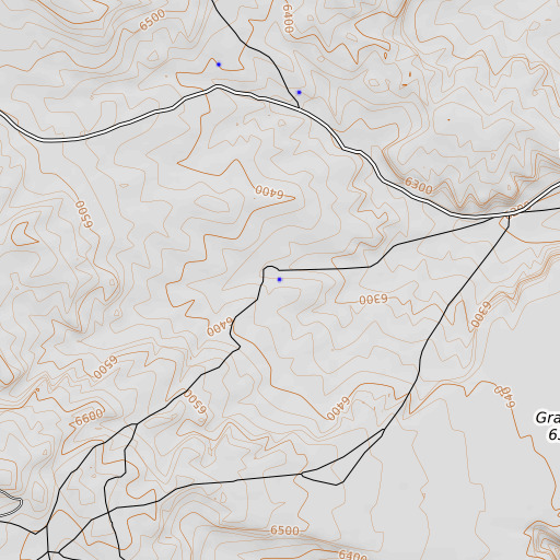 OpenTopoMap map of Gopher Spring, AZ