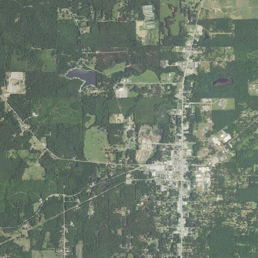 Aerial imagery of Middle School, AR