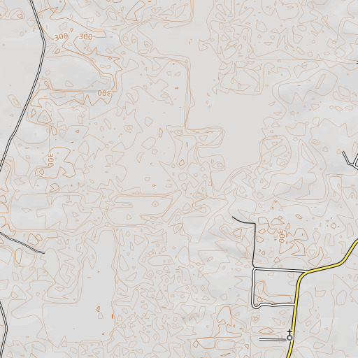 OpenTopoMap map of Mill Creek, AR