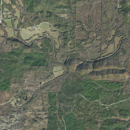 Aerial imagery of Mill Creek, AR