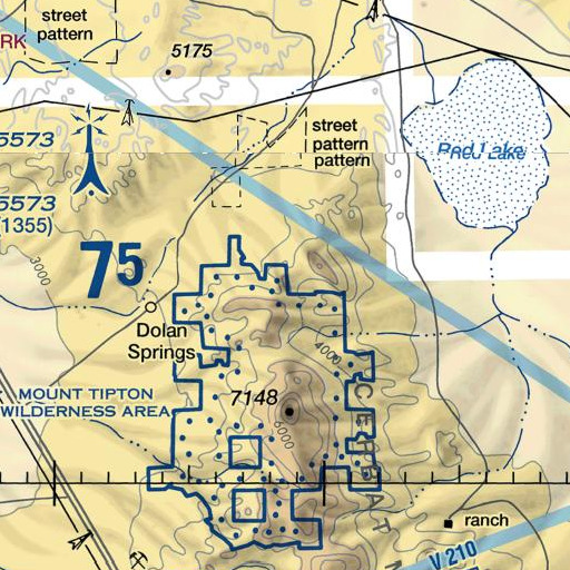 FAA VFR chart of Grapevine Spring, AZ