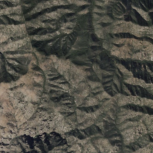Aerial imagery of Grassy Ridge Spring, AZ