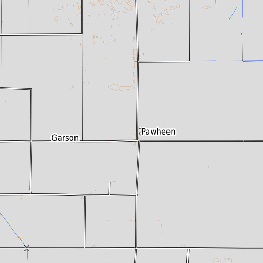 OpenTopoMap map of Pawheen School, AR