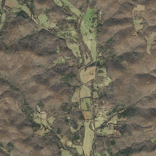 Aerial imagery of Perry Bluff, AR