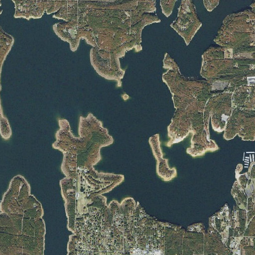 Aerial imagery of Peter Creek, AR