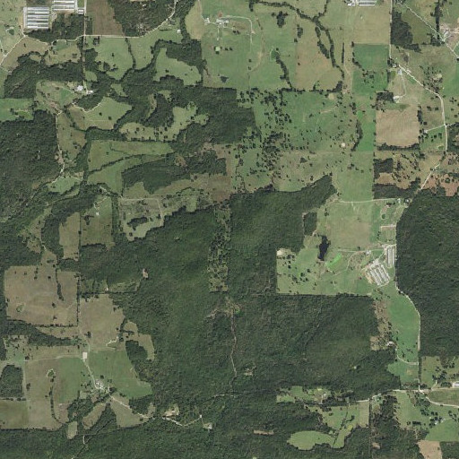 Aerial imagery of Peter Martin Hill, AR