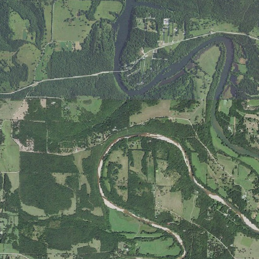 Aerial imagery of Pine Bluff, AR
