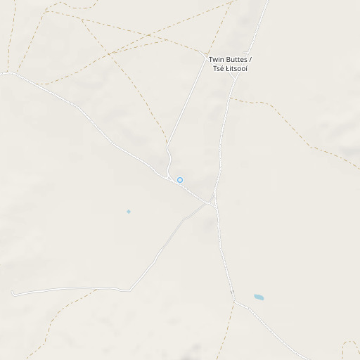 OpenStreetMap map of Greasewood Spring, AZ