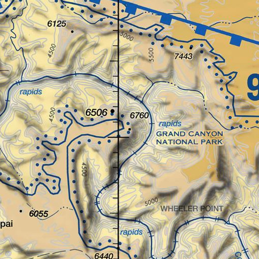 FAA VFR chart of Great Thumb Mesa, AZ