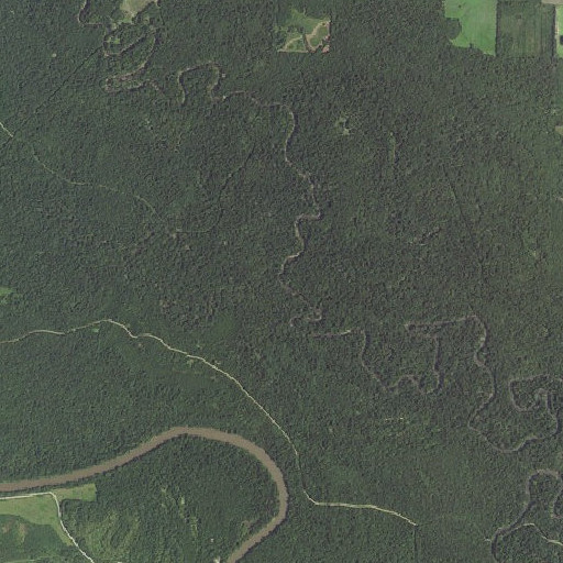 Aerial imagery of Pond Creek, AR