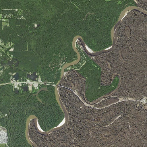 Aerial imagery of Old River, LA