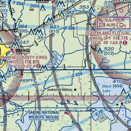 FAA VFR chart of Wild Prairie, LA