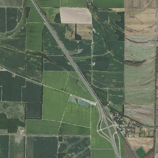 Aerial imagery of Sam Bayou, AR