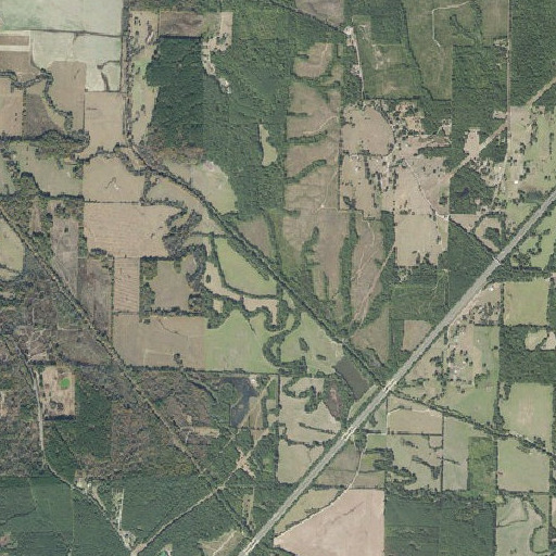 Aerial imagery of Sandy Branch, AR
