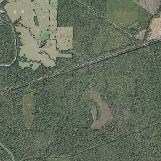 Aerial imagery of Sandy Creek, AR