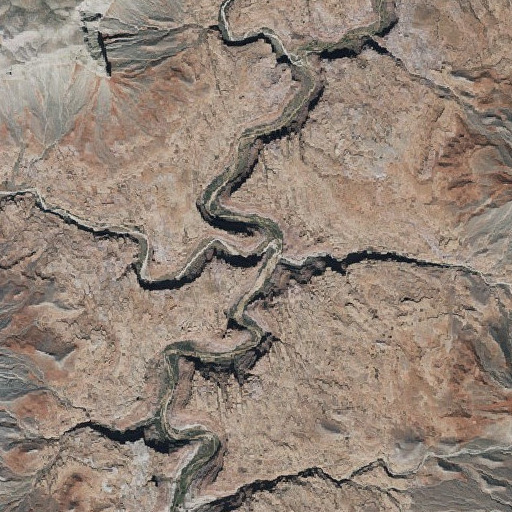 Aerial imagery of Hack Canyon, AZ