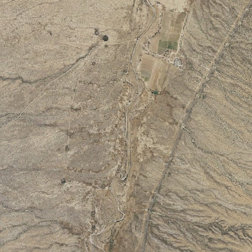 Aerial imagery of Alambre Wash, AZ