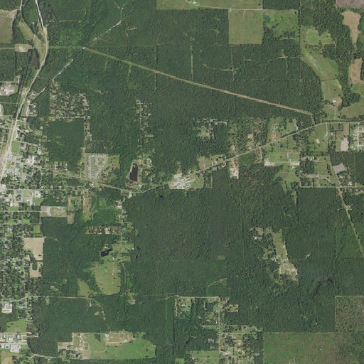 Aerial imagery of Benton Elementary School, LA