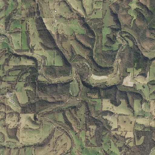 Aerial imagery of Spring Creek, AR