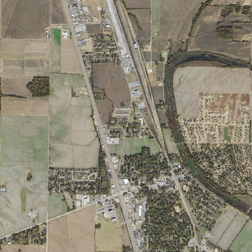 Aerial imagery of Sunset, AR