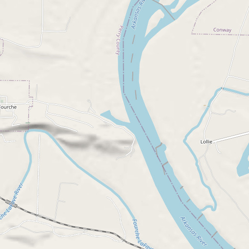 OpenStreetMap map of Taylor Creek, AR