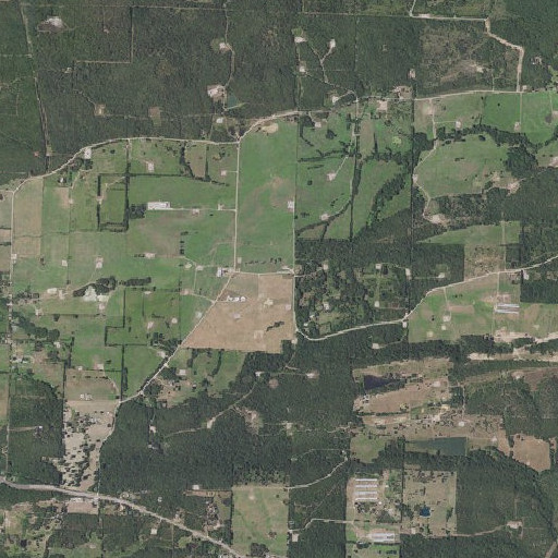 Aerial imagery of Union School, AR