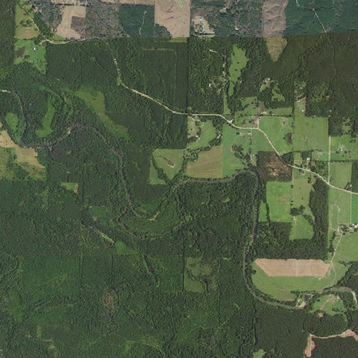 Aerial imagery of Vaughn Creek, AR