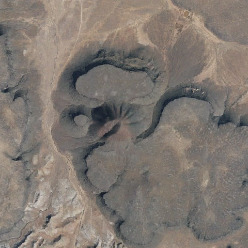 Aerial imagery of Hat Knoll, AZ