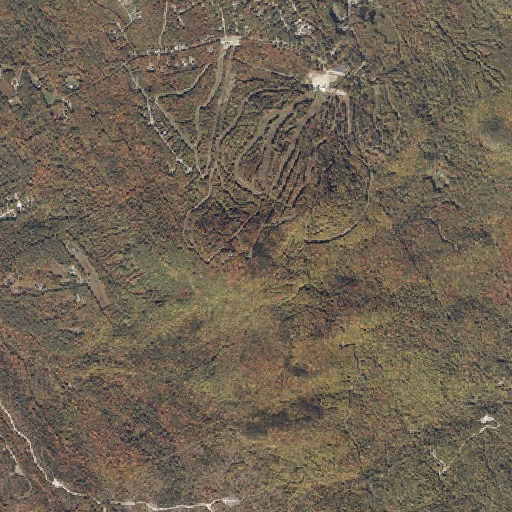 Aerial imagery of Mount Abram, ME