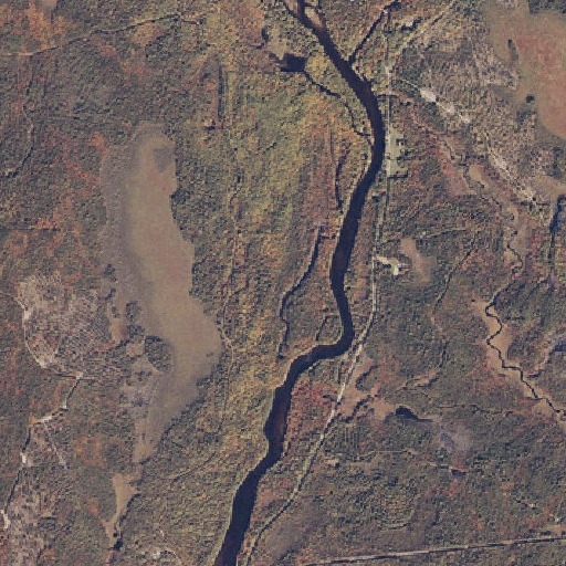 Aerial imagery of Beer Logan, ME