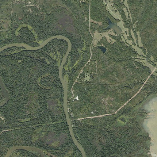 Aerial imagery of White Cliffs School, AR