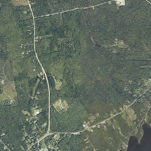 Aerial imagery of Blanchard Hill, ME