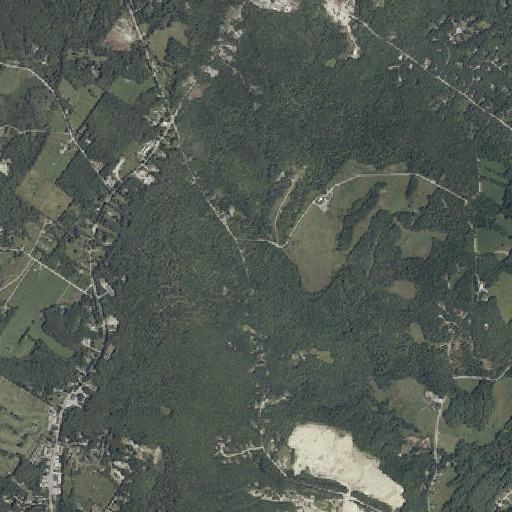 Aerial imagery of Brandy Brook, ME