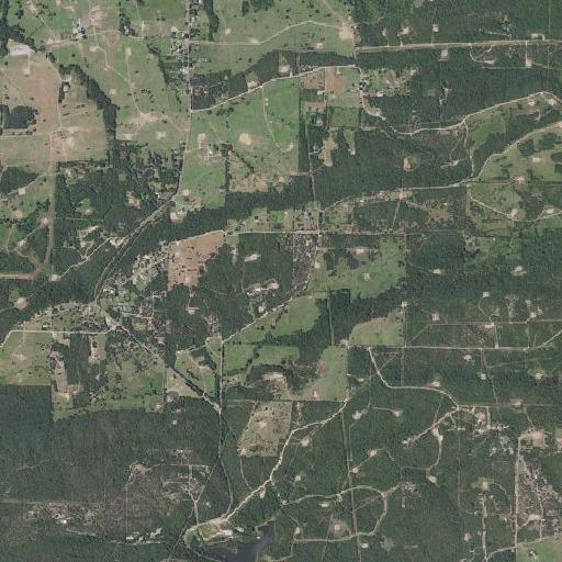 Aerial imagery of Whiteoak School, AR