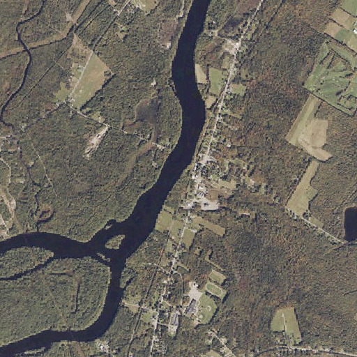 Aerial imagery of Cambolasse Stream, ME
