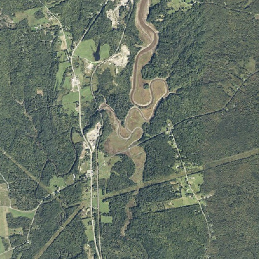 Aerial imagery of Carley Brook, ME
