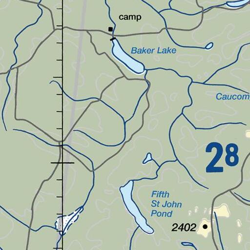 FAA VFR chart of Carry Brook, ME