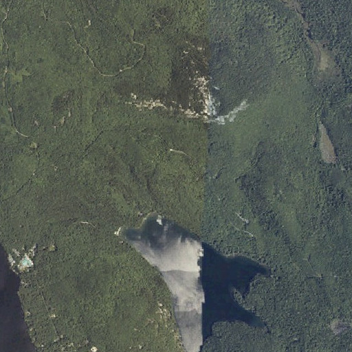 Aerial imagery of Cave Hill, ME