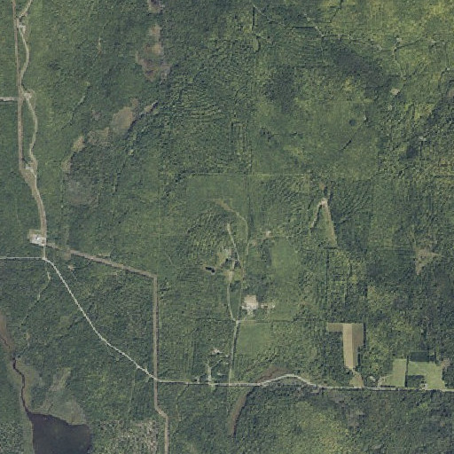 Aerial imagery of Crow Hill, ME