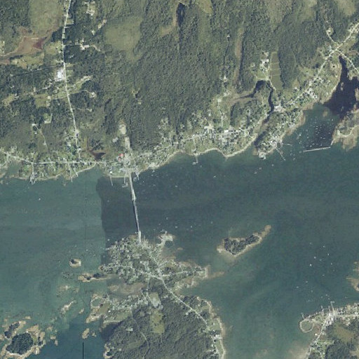 Aerial imagery of Cummings Ledge, ME