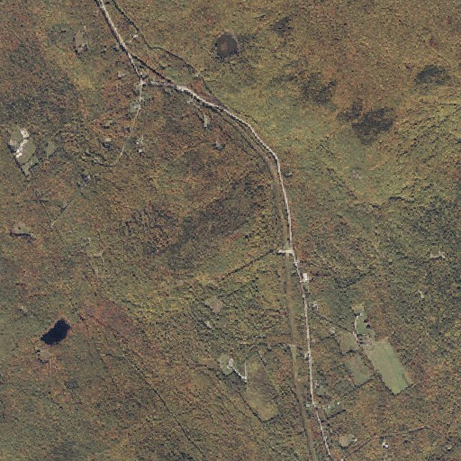 Aerial imagery of Cummings Mountain, ME
