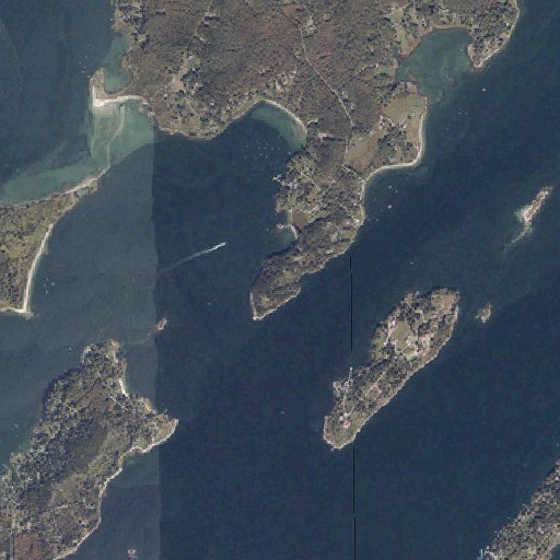 Aerial imagery of Deer Point, ME
